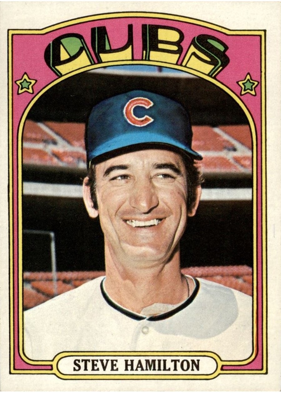 1972 Topps #766 Steve Hamilton, Chicago Cubs