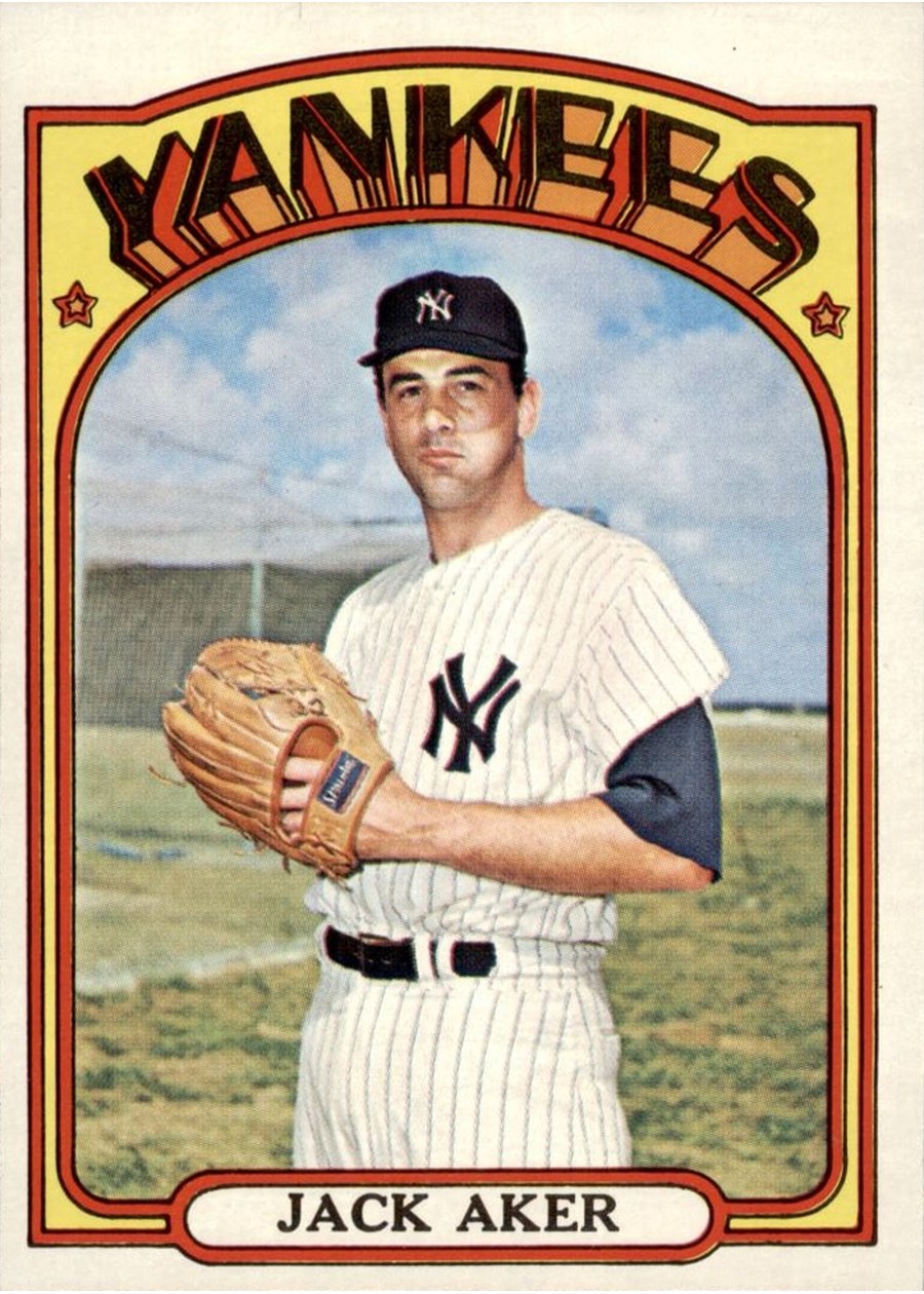 1972 Topps #769 Jack Aker, New York Yankees