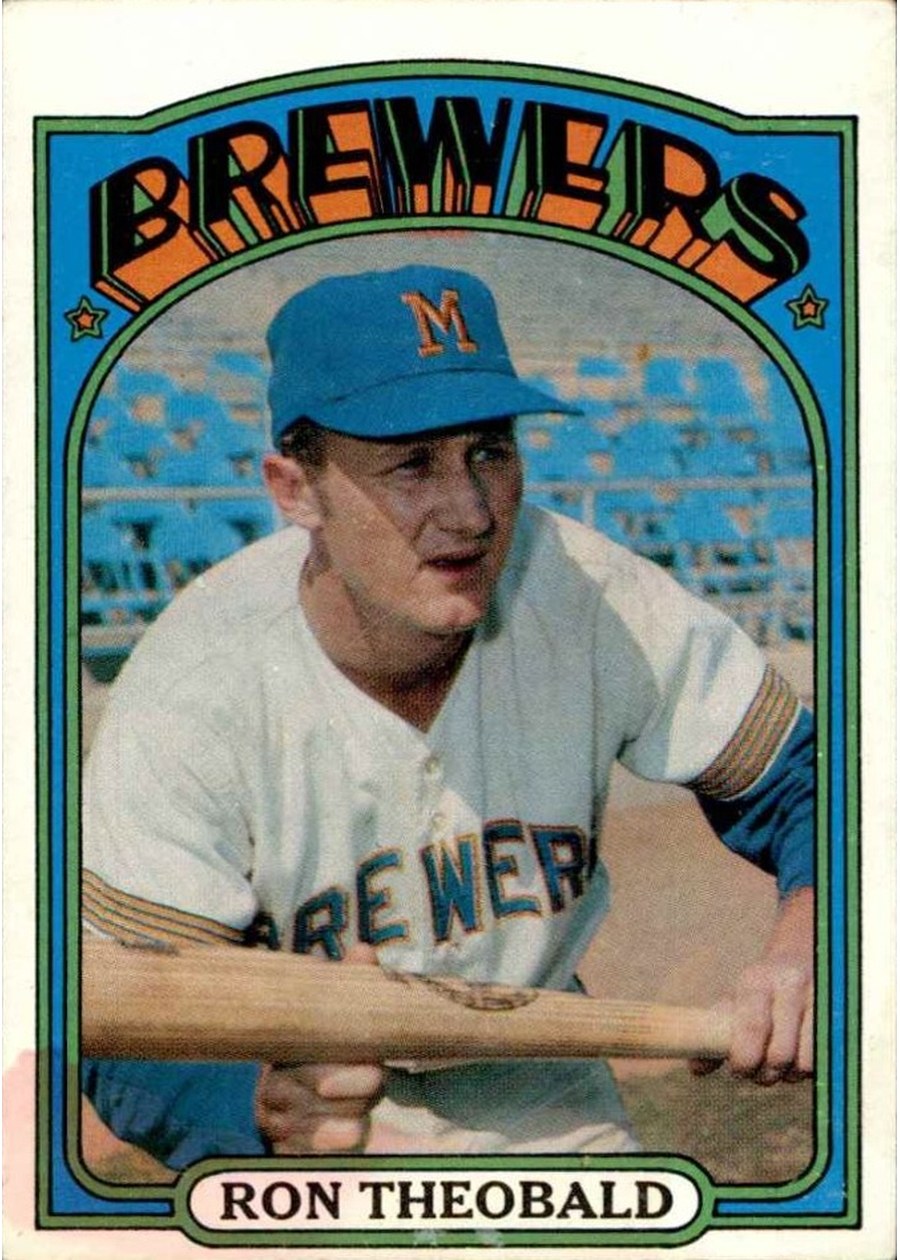 1972 Topps #77 Ron Theobald, Milwaukee Brewers