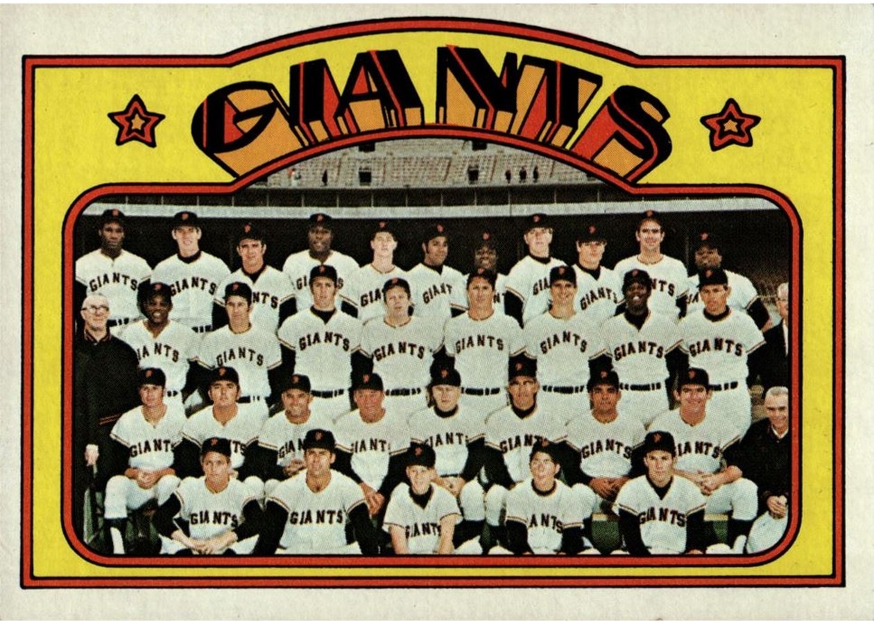 1972 Topps #771 San Francisco Giants