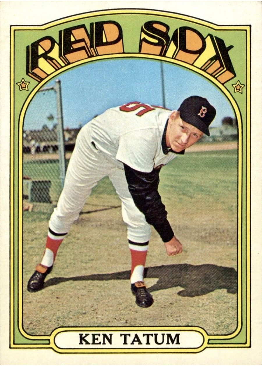 1972 Topps #772 Ken Tatum, Boston Red Sox