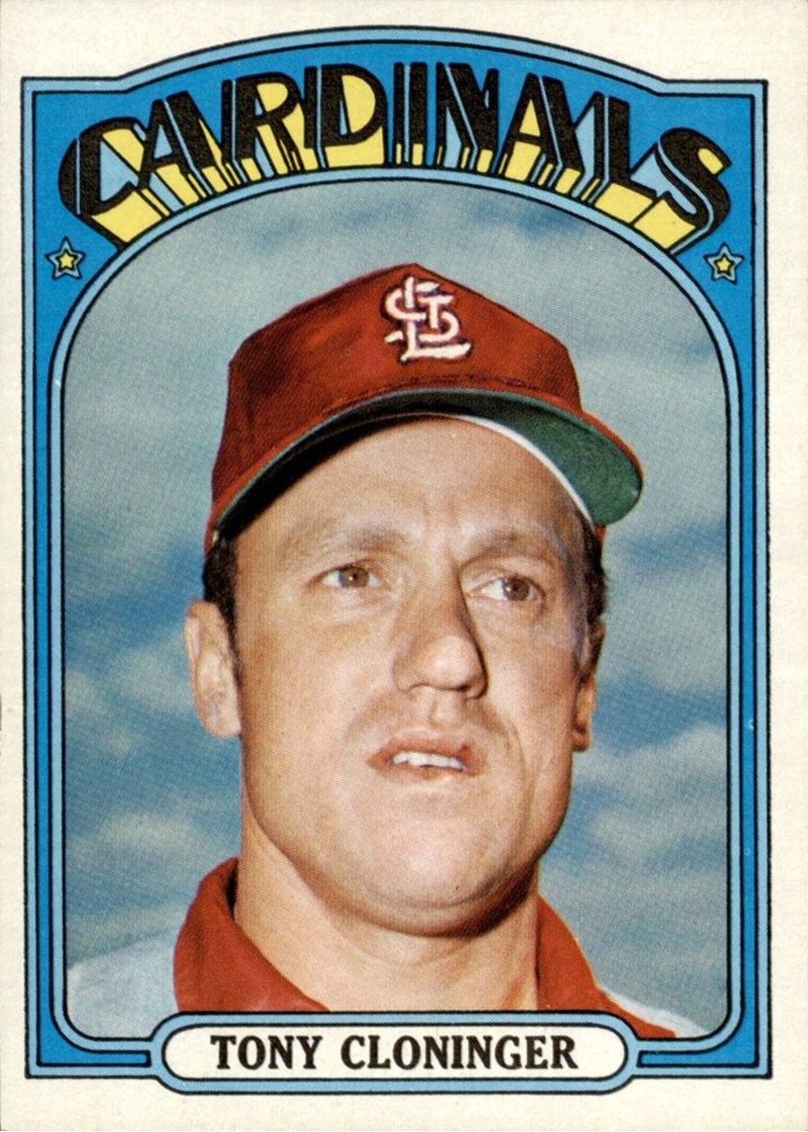 1972 Topps #779 Tony Cloninger, St. Louis Cardinals
