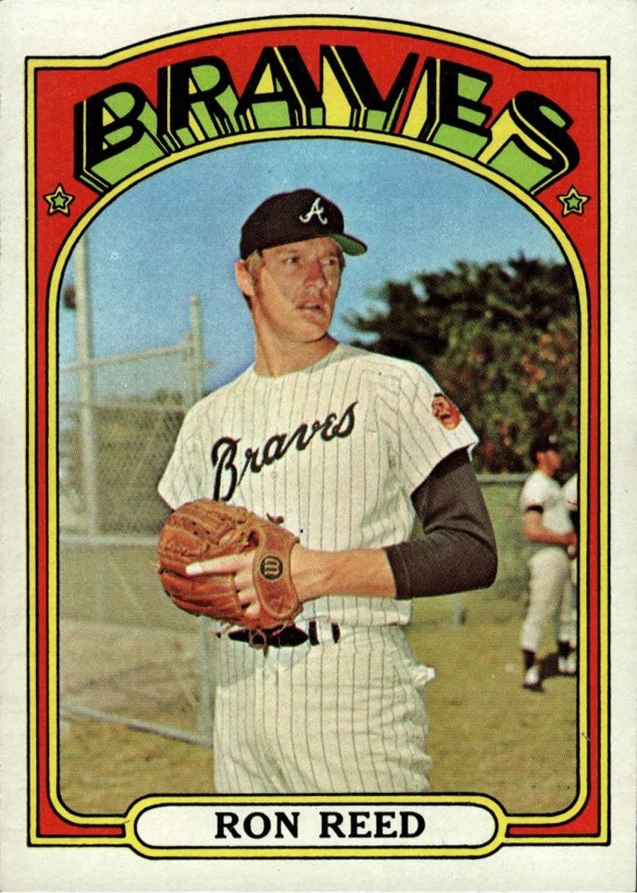 1972 Topps #787 Ron Reed, Atlanta Braves