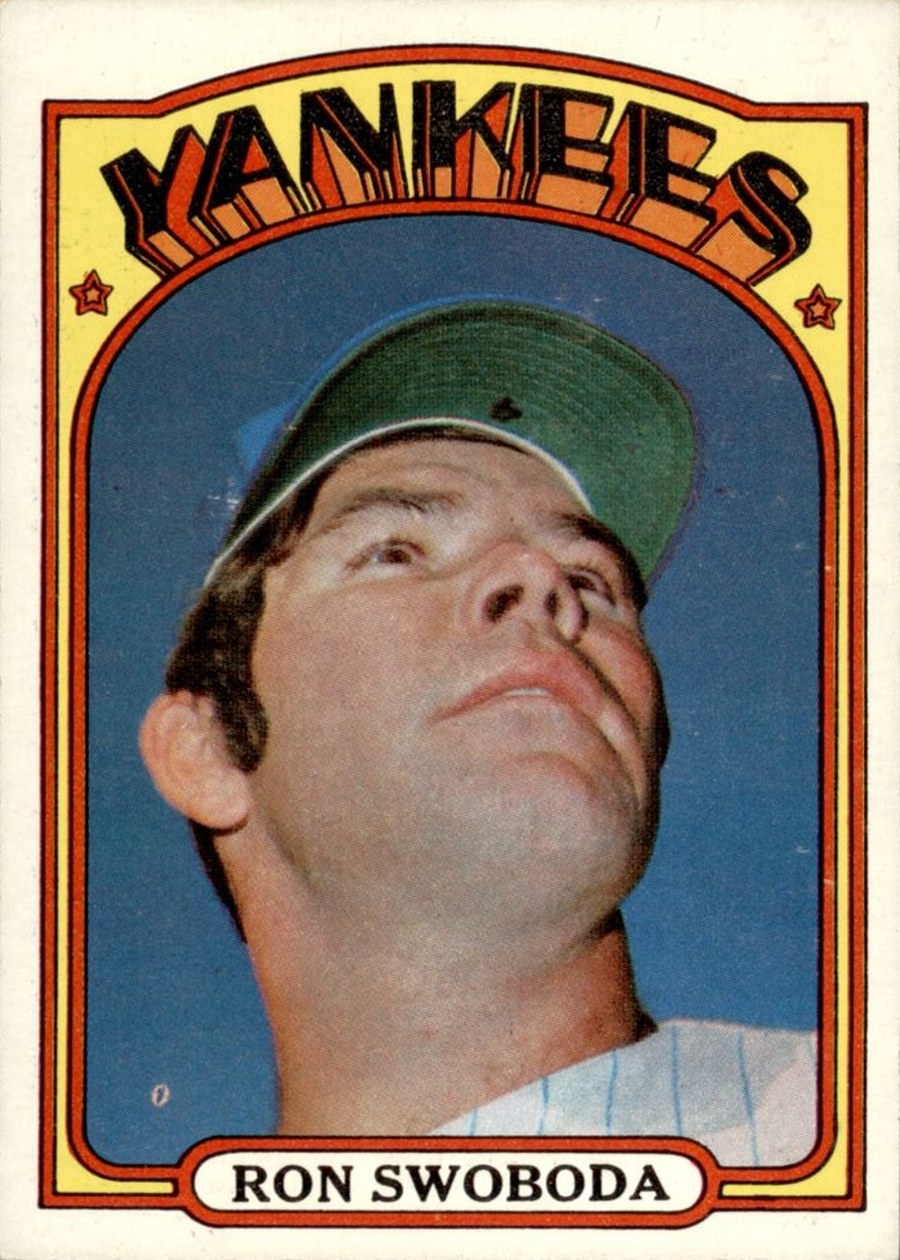 1972 Topps #8 Ron Swoboda, New York Yankees