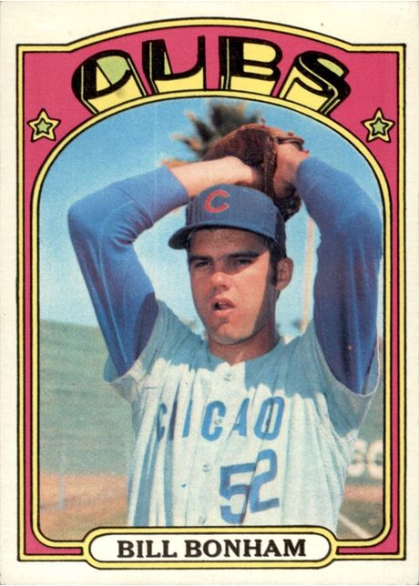 1972 Topps #29 Bill Bonham - 29a - Yellow Under C and S
