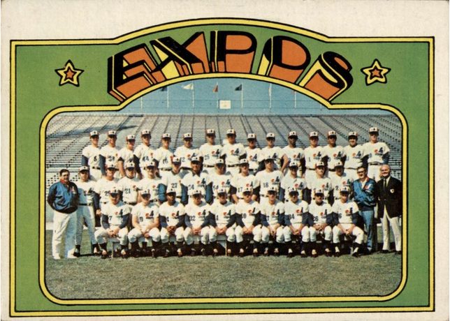 Montreal Expos #582 - 1972 Topps Baseball Card
