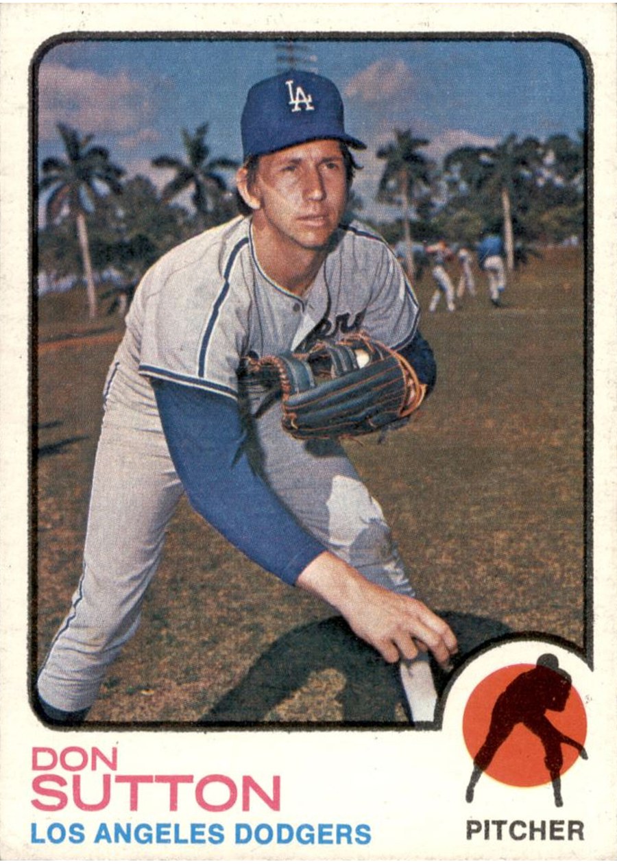 1973 Topps #10 Don Sutton, Los Angeles Dodgers