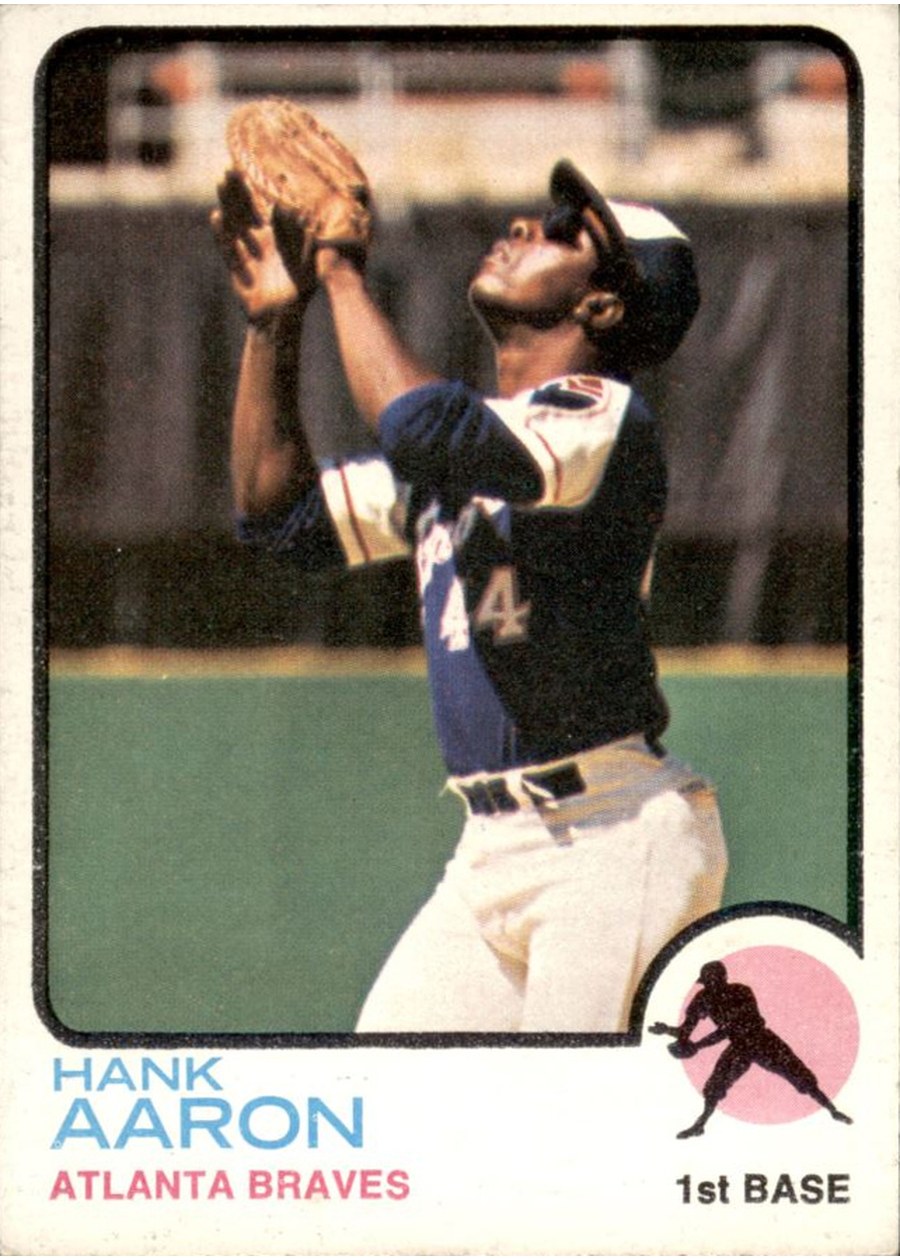 1973 Topps #100 Hank Aaron, Atlanta Braves