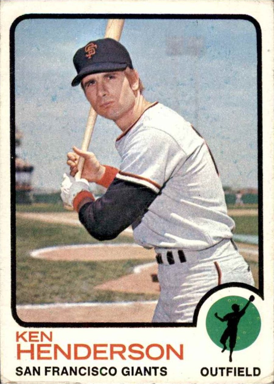 1973 Topps #101 Ken Henderson, San Francisco Giants