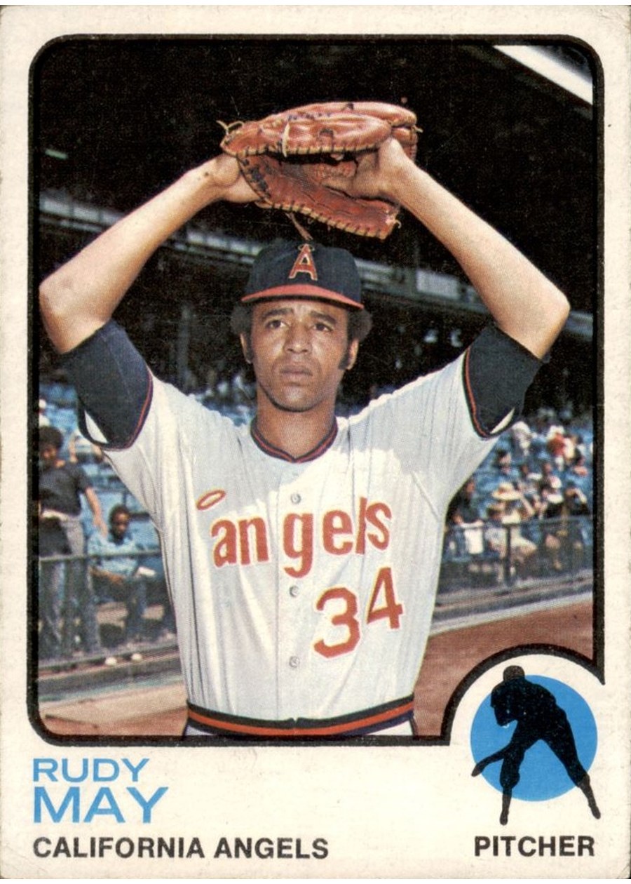 1973 Topps #102 Rudy May, California Angels