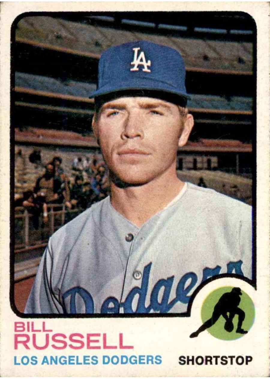1973 Topps #108 Bill Russell, Los Angeles Dodgers