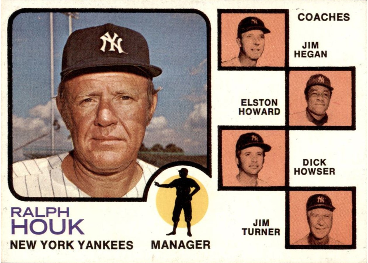 1973 Topps #116 Yankees Field Leaders, New York Yankees