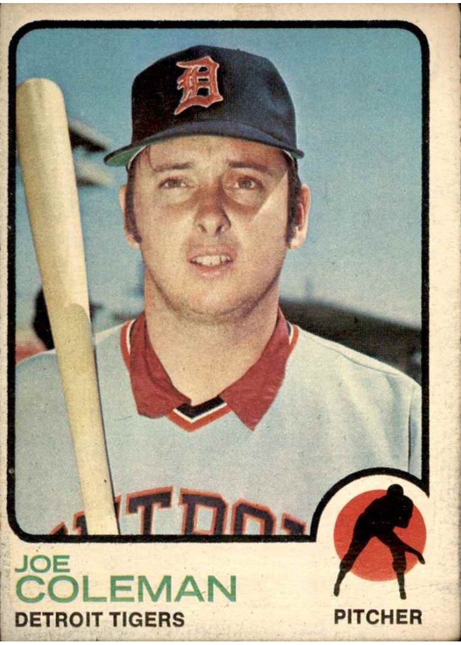 1973 Topps #120 Joe Coleman, Detroit Tigers