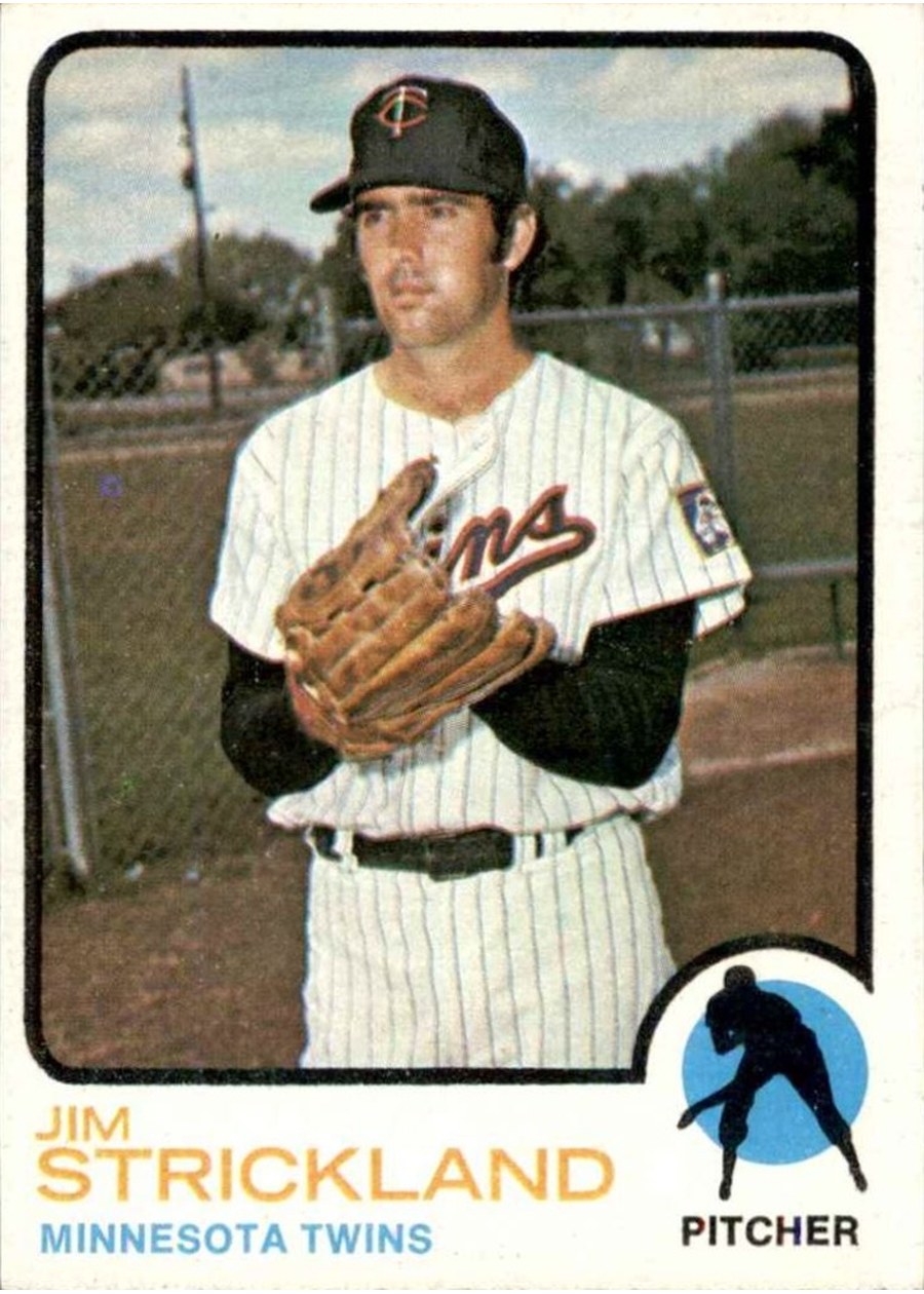 1973 Topps #122 Jim Strickland, Minnesota Twins