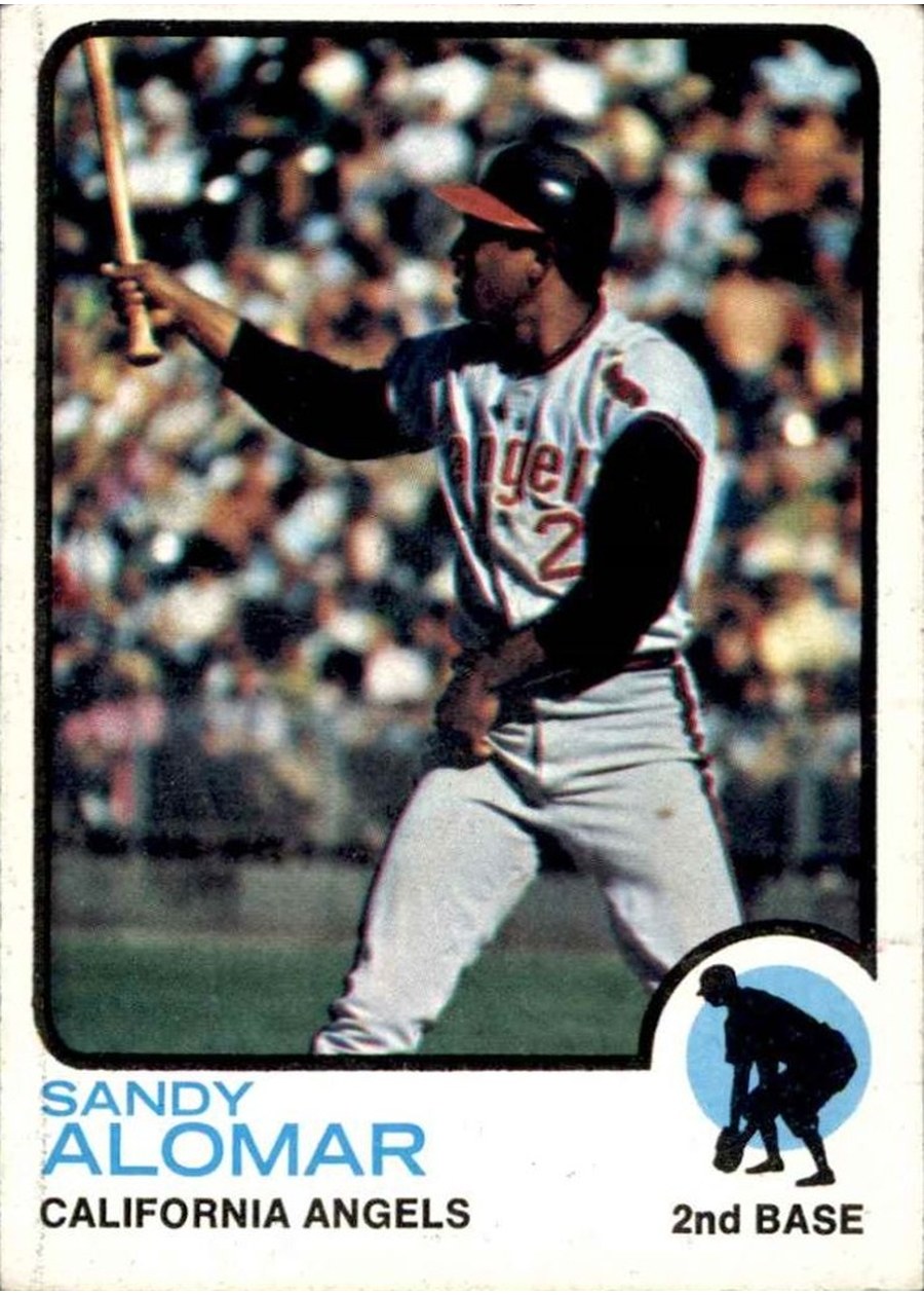 1973 Topps #123 Sandy Alomar, California Angels