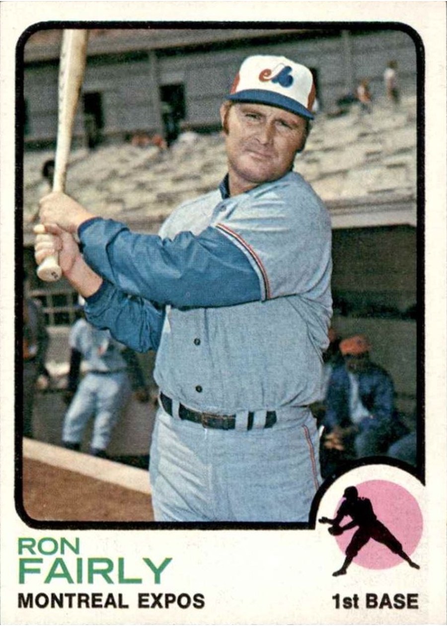 1973 Topps #125 Ron Fairly, Montreal Expos