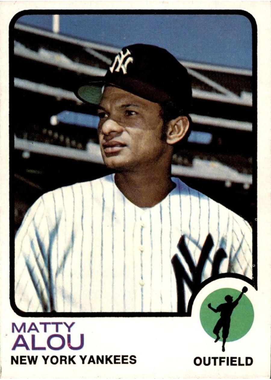 1973 Topps #132 Matty Alou, New York Yankees