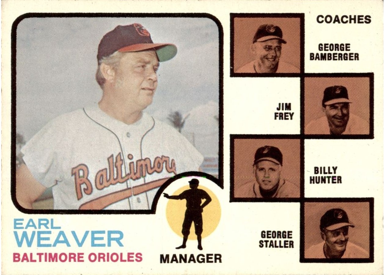 1973 Topps #136 Orioles Field Leaders, Baltimore Orioles