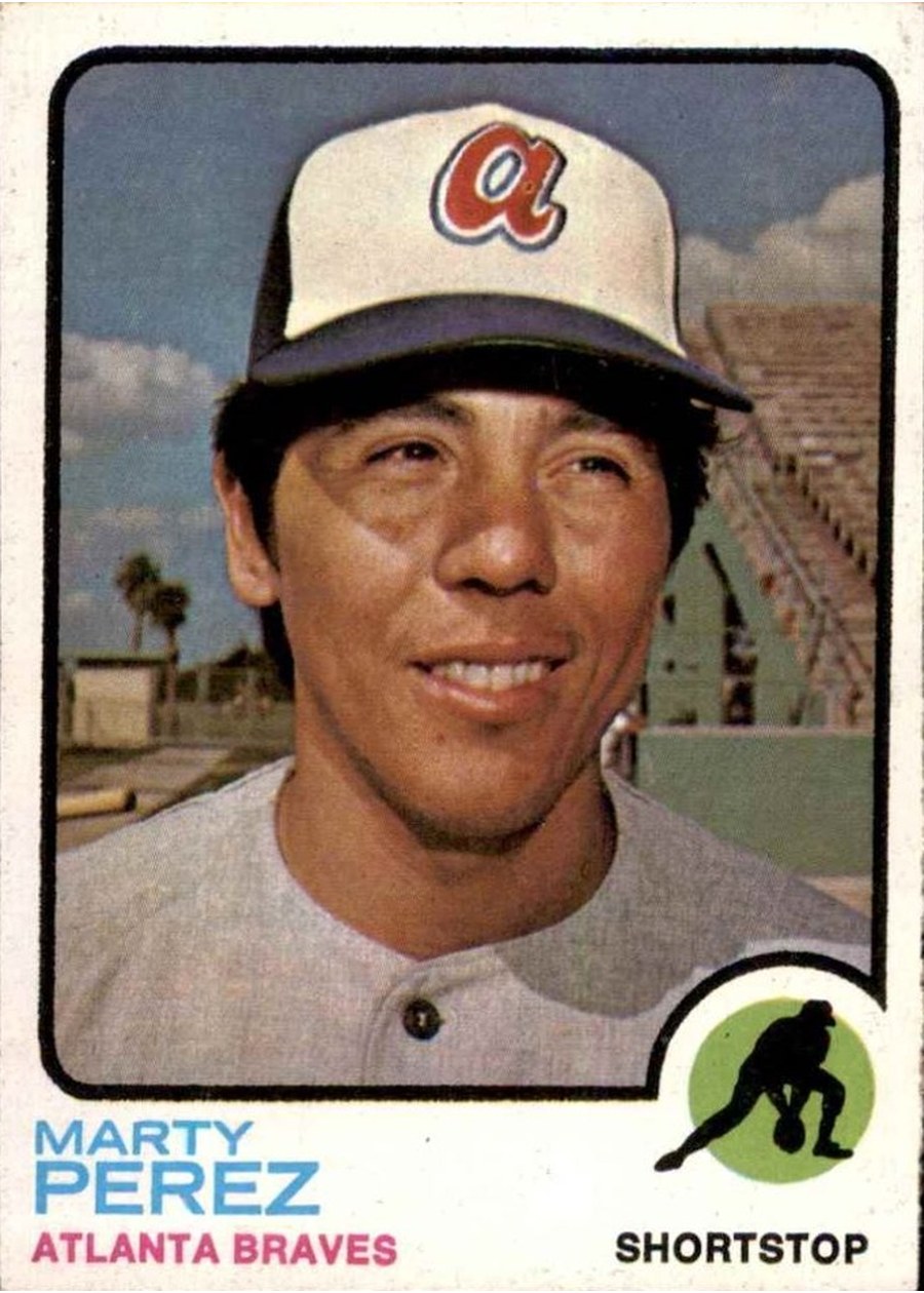1973 Topps #144 Marty Perez, Atlanta Braves