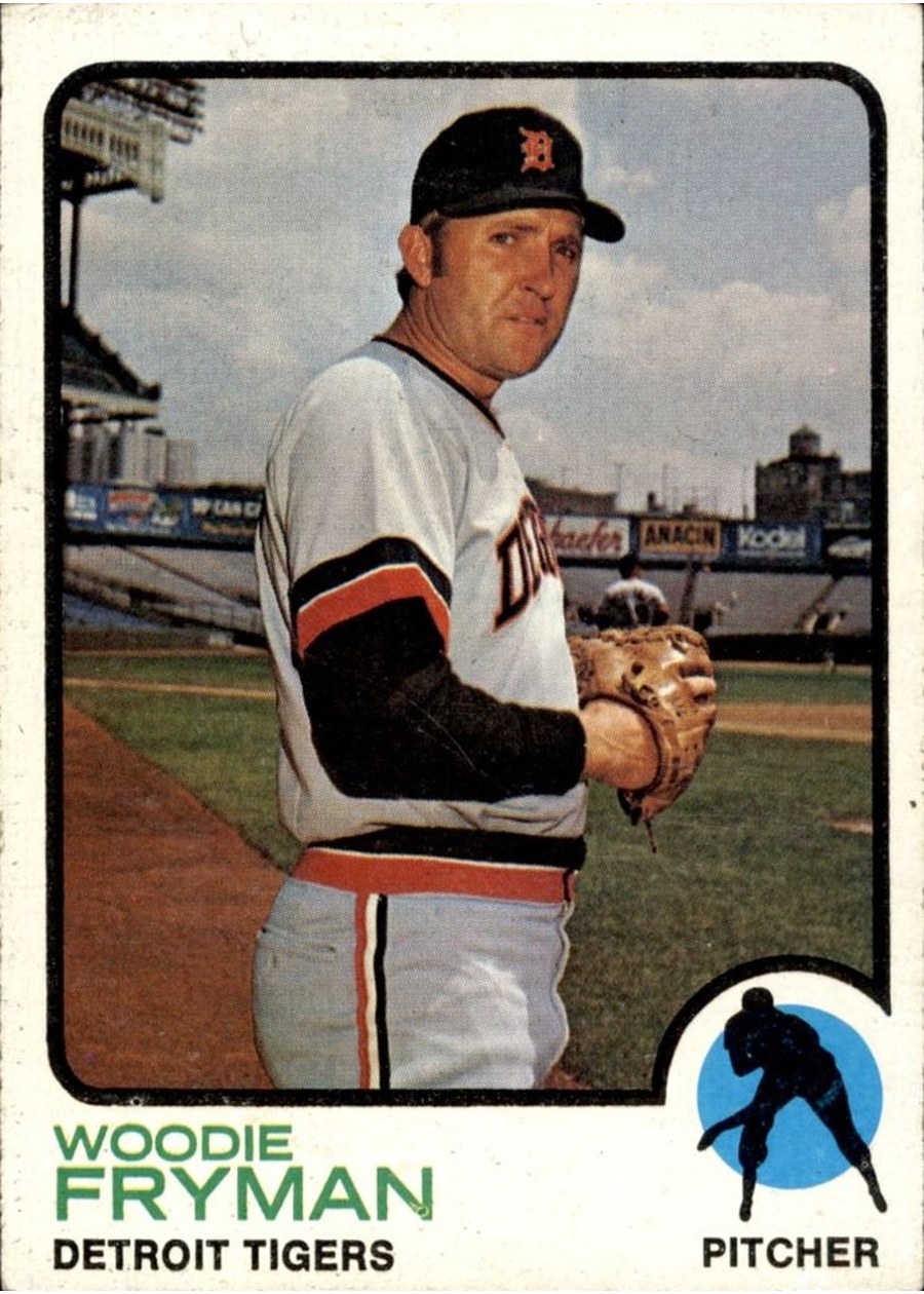 1973 Topps #146 Woodie Fryman, Detroit Tigers