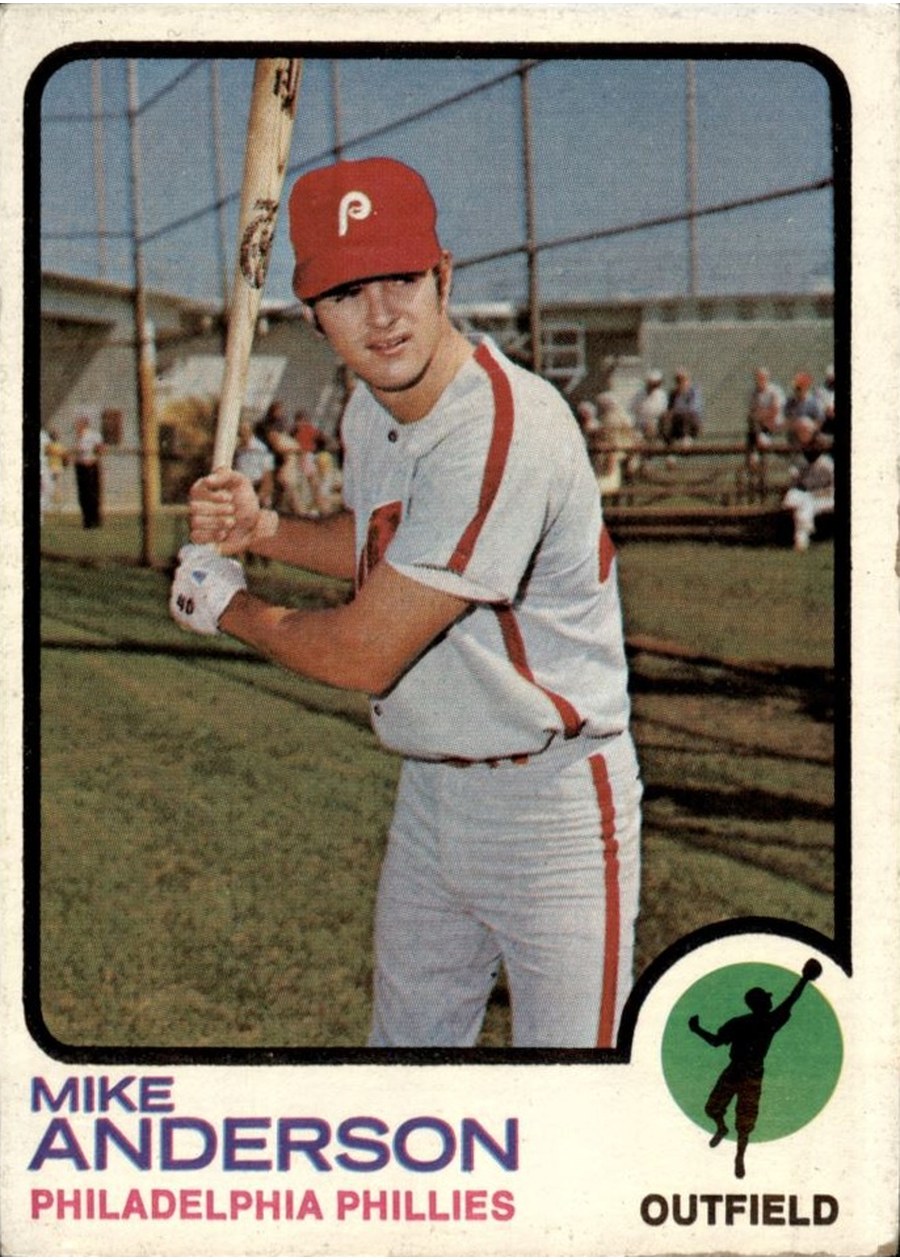1973 Topps #147 Mike Anderson, Philadelphia Phillies
