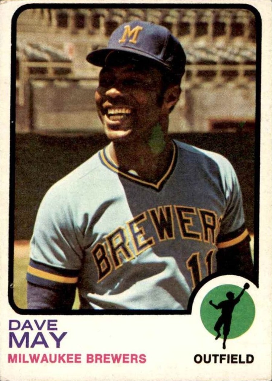 1973 Topps #152 Dave May, Milwaukee Brewers