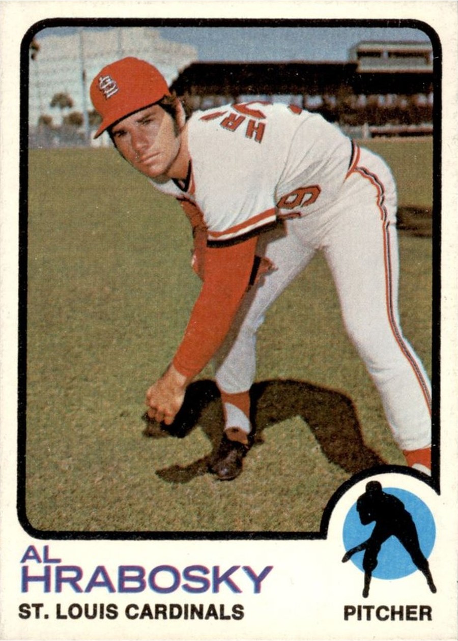 1973 Topps #153 Al Hrabosky, St. Louis Cardinals