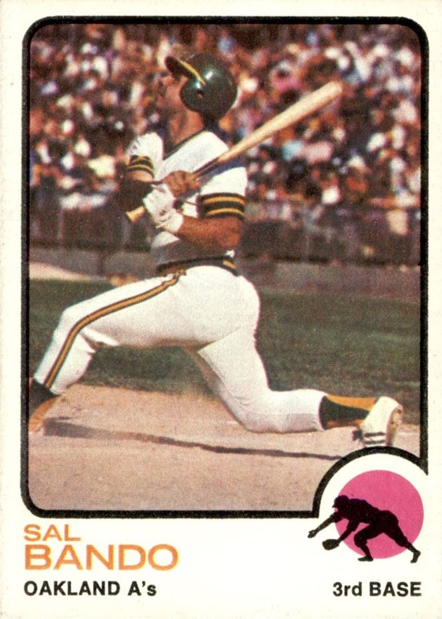 1973 Topps #155 Sal Bando, Oakland Athletics