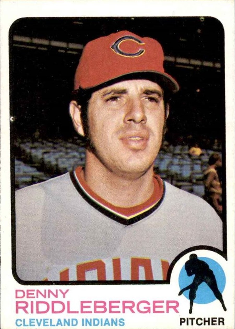 1973 Topps #157 Denny Riddleberger, Cleveland Indians