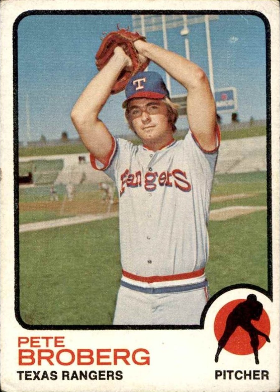 1973 Topps #162 Pete Broberg, Texas Rangers