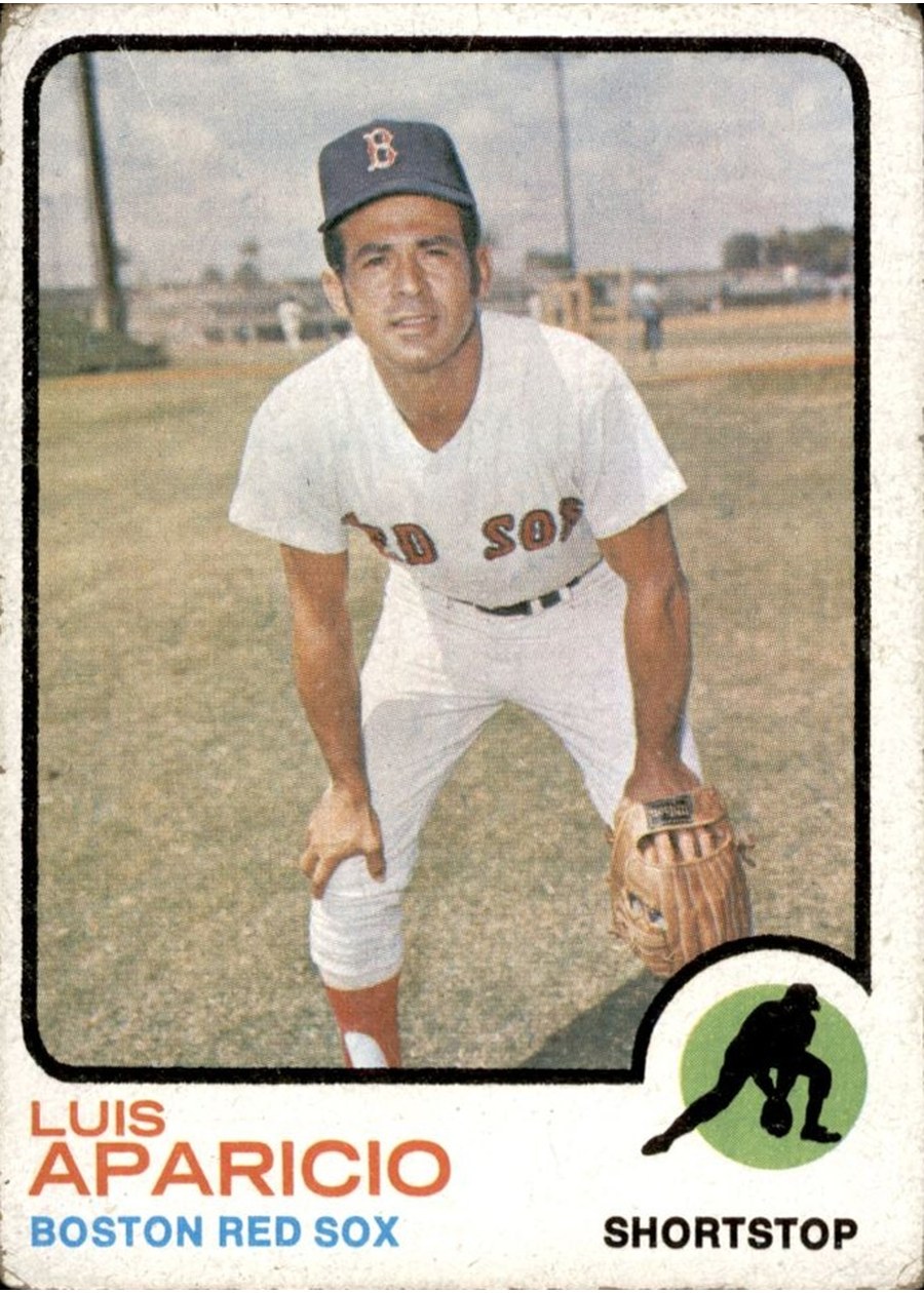 1973 Topps #165 Luis Aparicio, Boston Red Sox