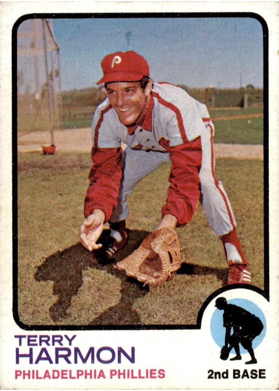 1973 Topps #166 Terry Harmon, Philadelphia Phillies