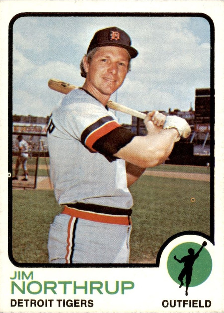 1973 Topps #168 Jim Northrup, Detroit Tigers