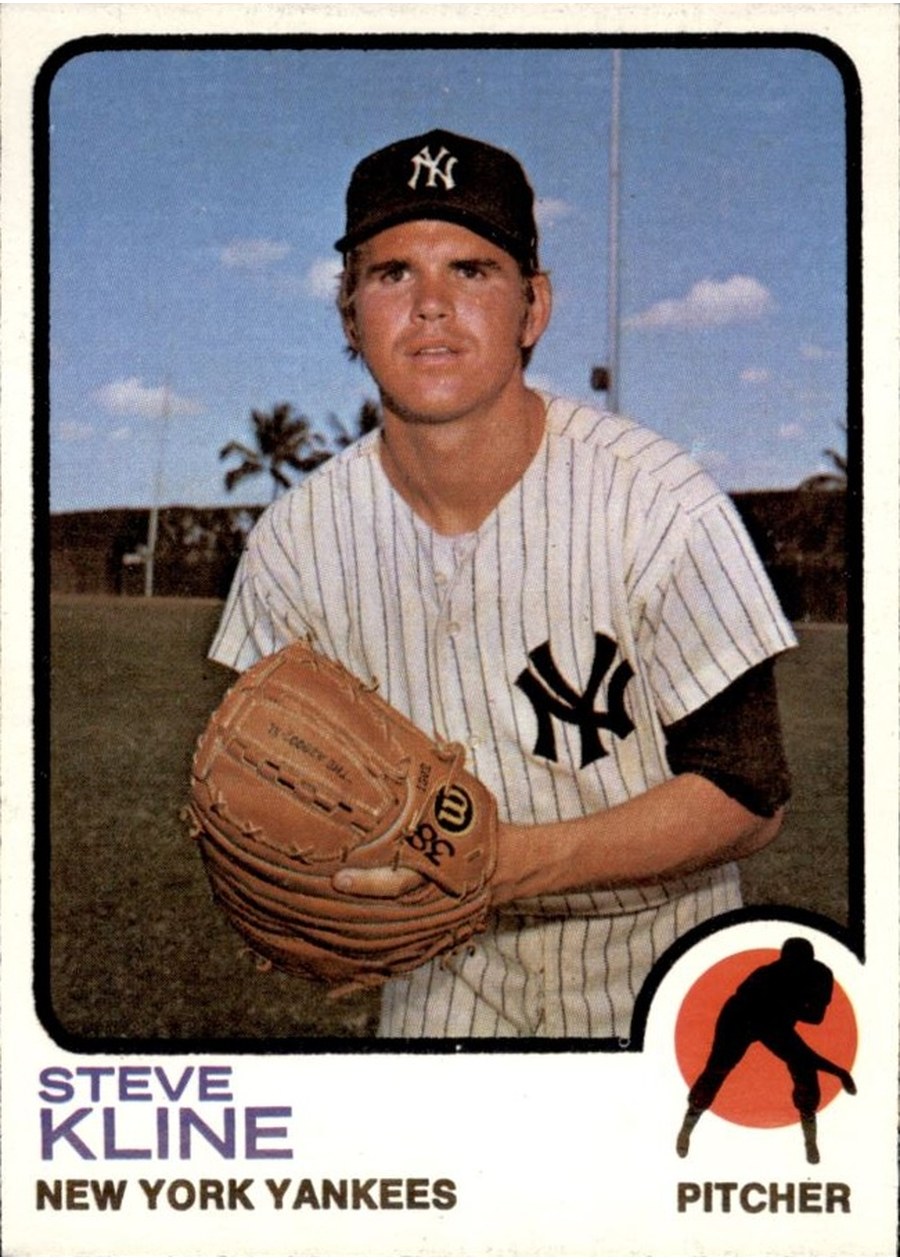 1973 Topps #172 Steve Kline, New York Yankees