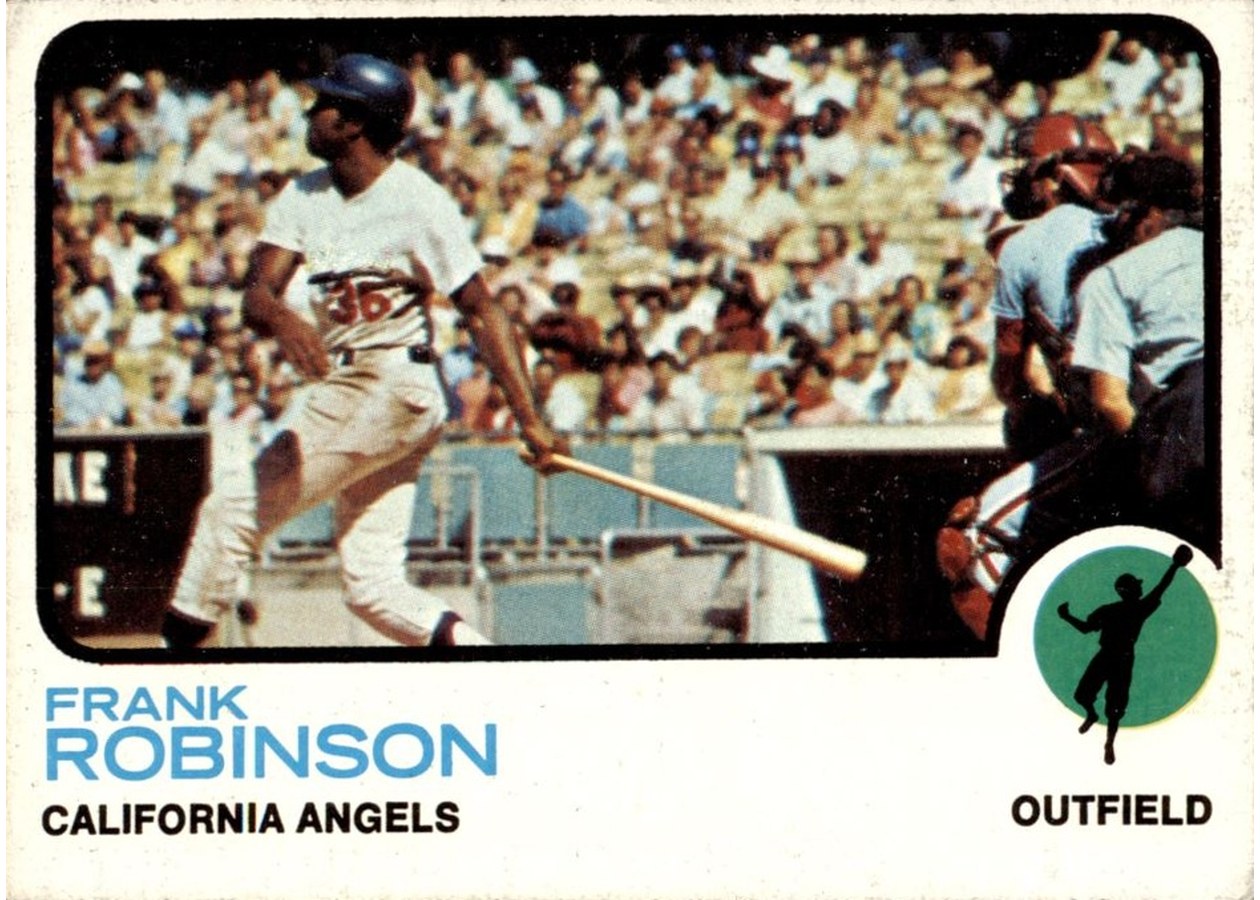 1973 Topps #175 Frank Robinson, California Angels