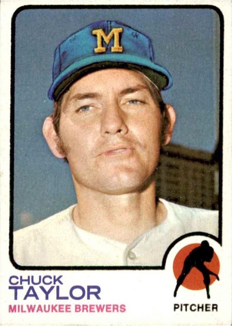 1973 Topps #176 Chuck Taylor, Milwaukee Brewers