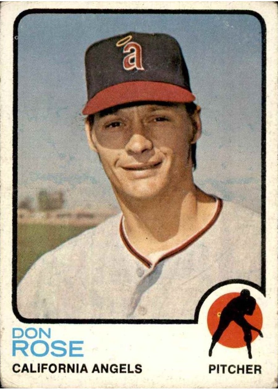 1973 Topps #178 Don Rose, California Angels