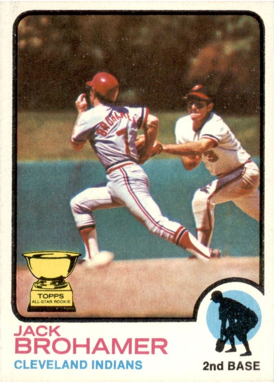 1973 Topps #181 Jack Brohamer, Cleveland Indians