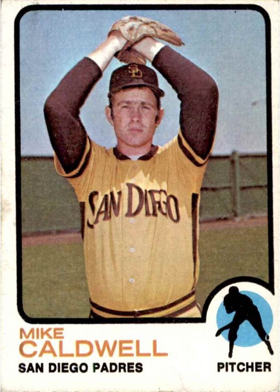 1973 Topps #182 Mike Caldwell, San Diego Padres