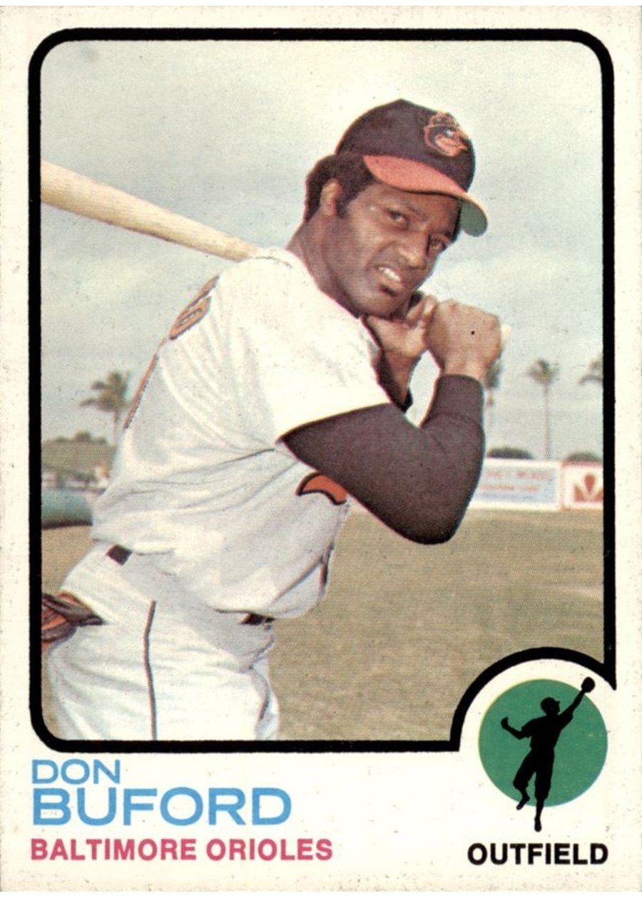 1973 Topps #183 Don Buford, Baltimore Orioles