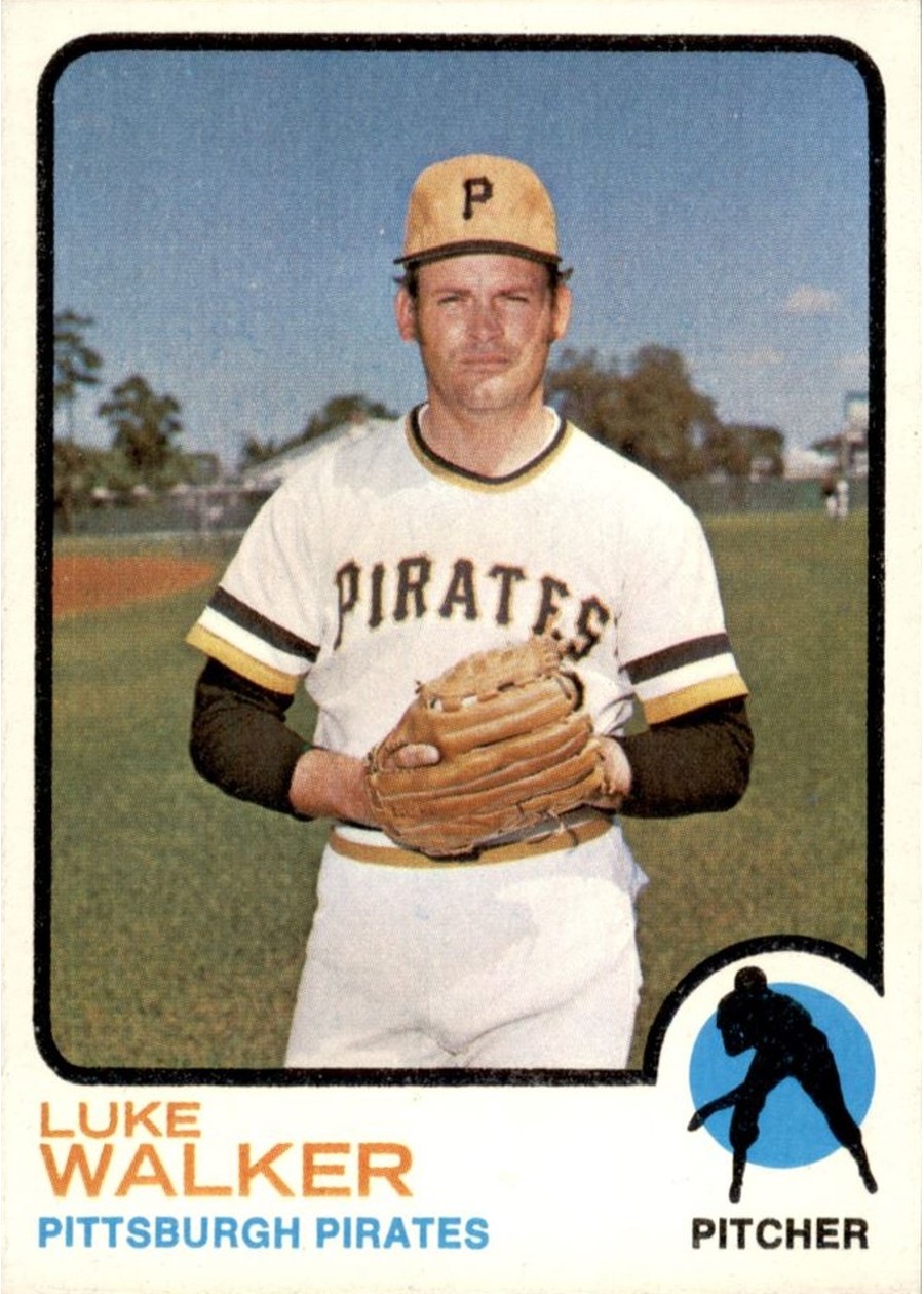 1973 Topps #187 Luke Walker, Pittsburgh Pirates