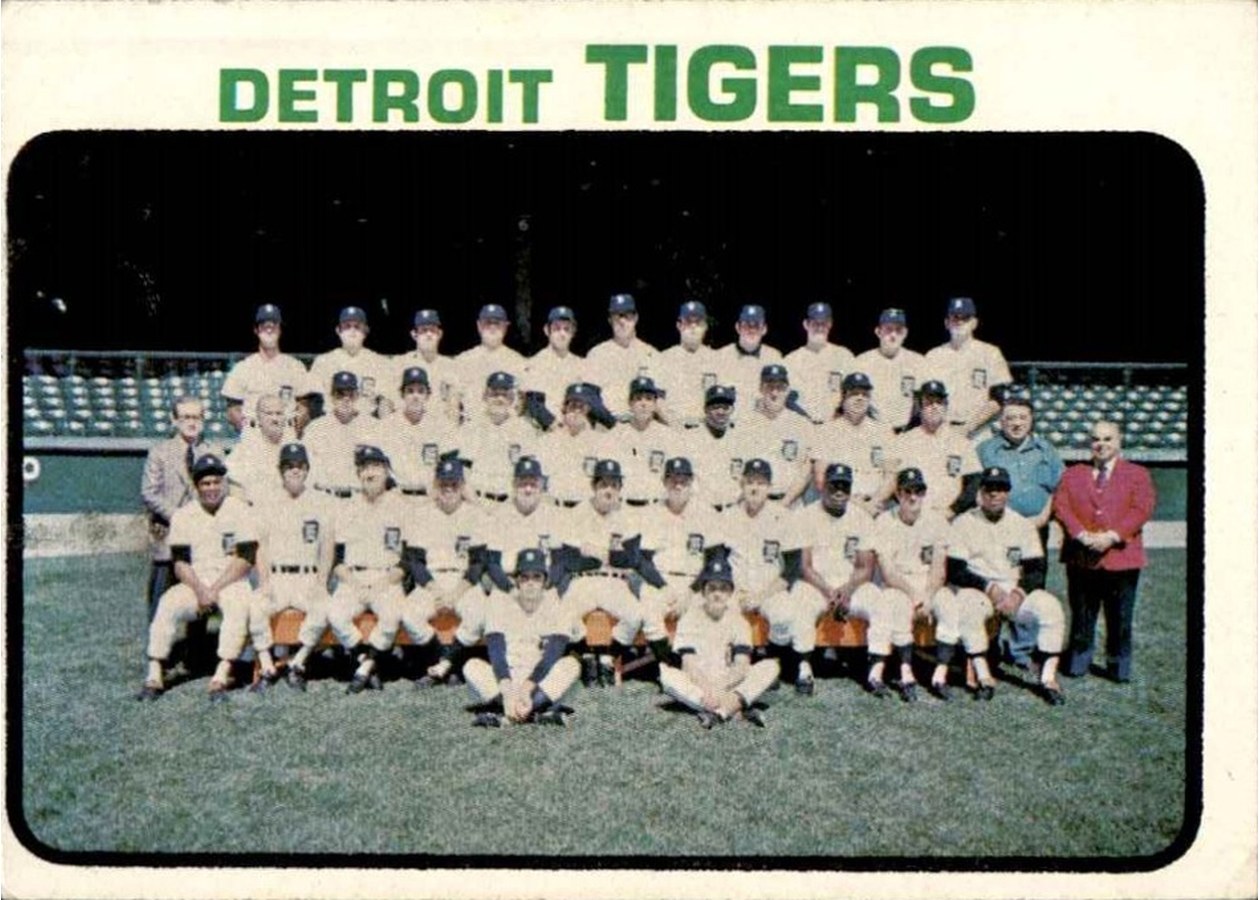 1973 Topps #191 Detroit Tigers