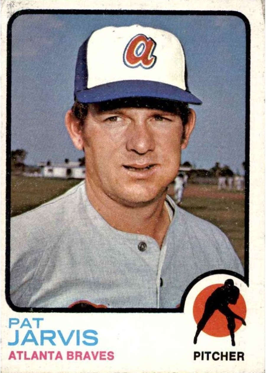 1973 Topps #192 Pat Jarvis, Atlanta Braves