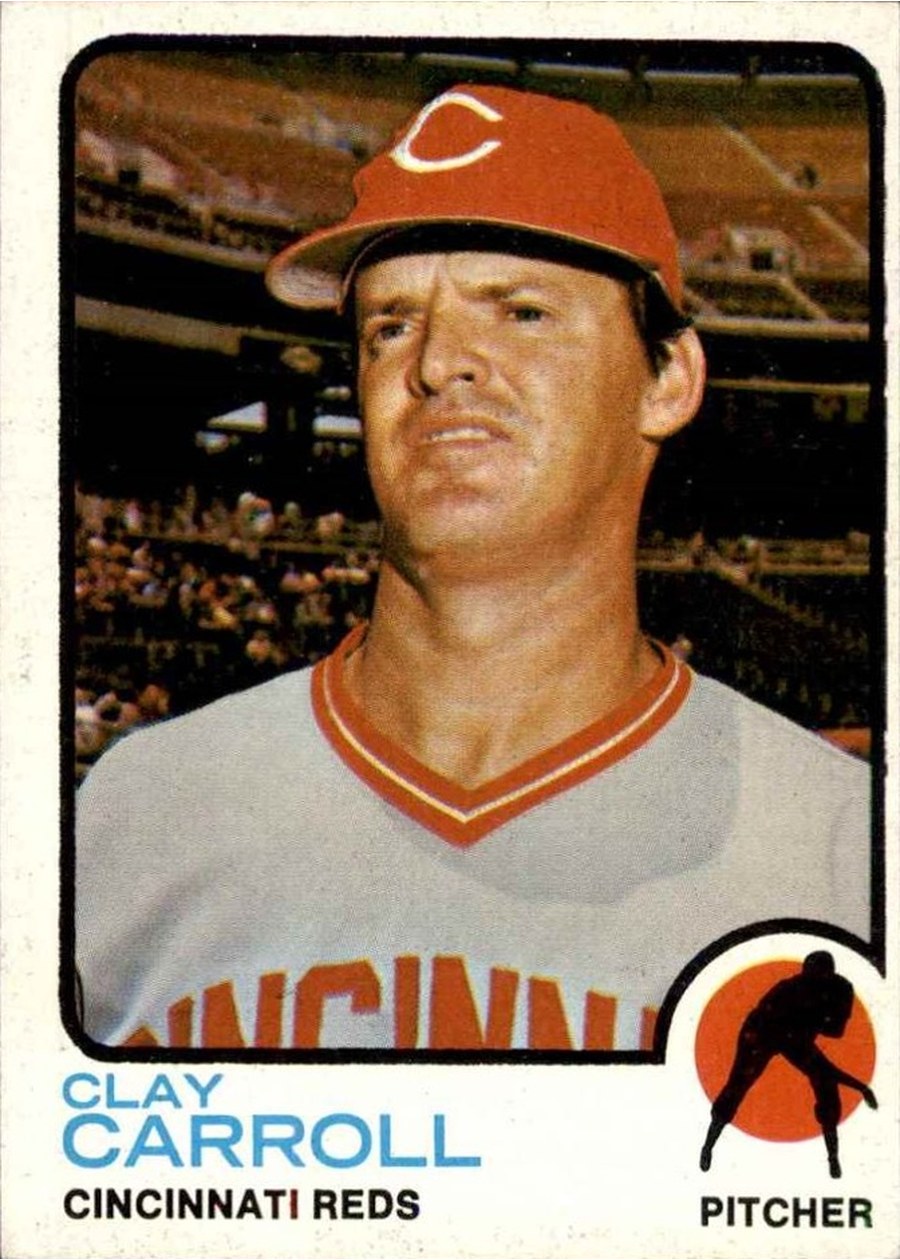 1973 Topps #195 Clay Carroll, Cincinnati Reds