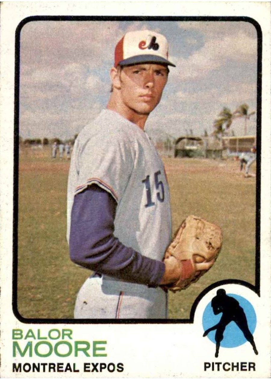 1973 Topps #211 Balor Moore, Montreal Expos