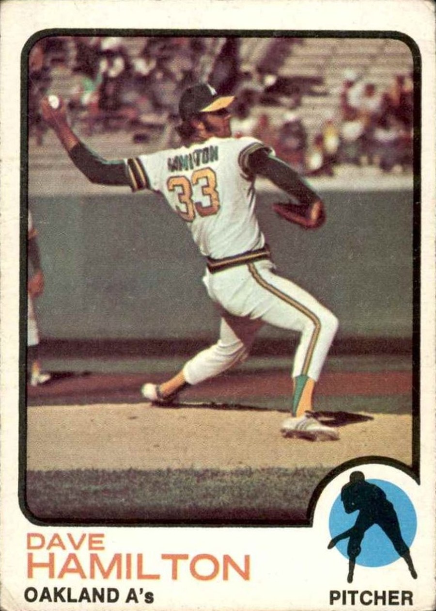 1973 Topps #214 Dave Hamilton, Oakland Athletics