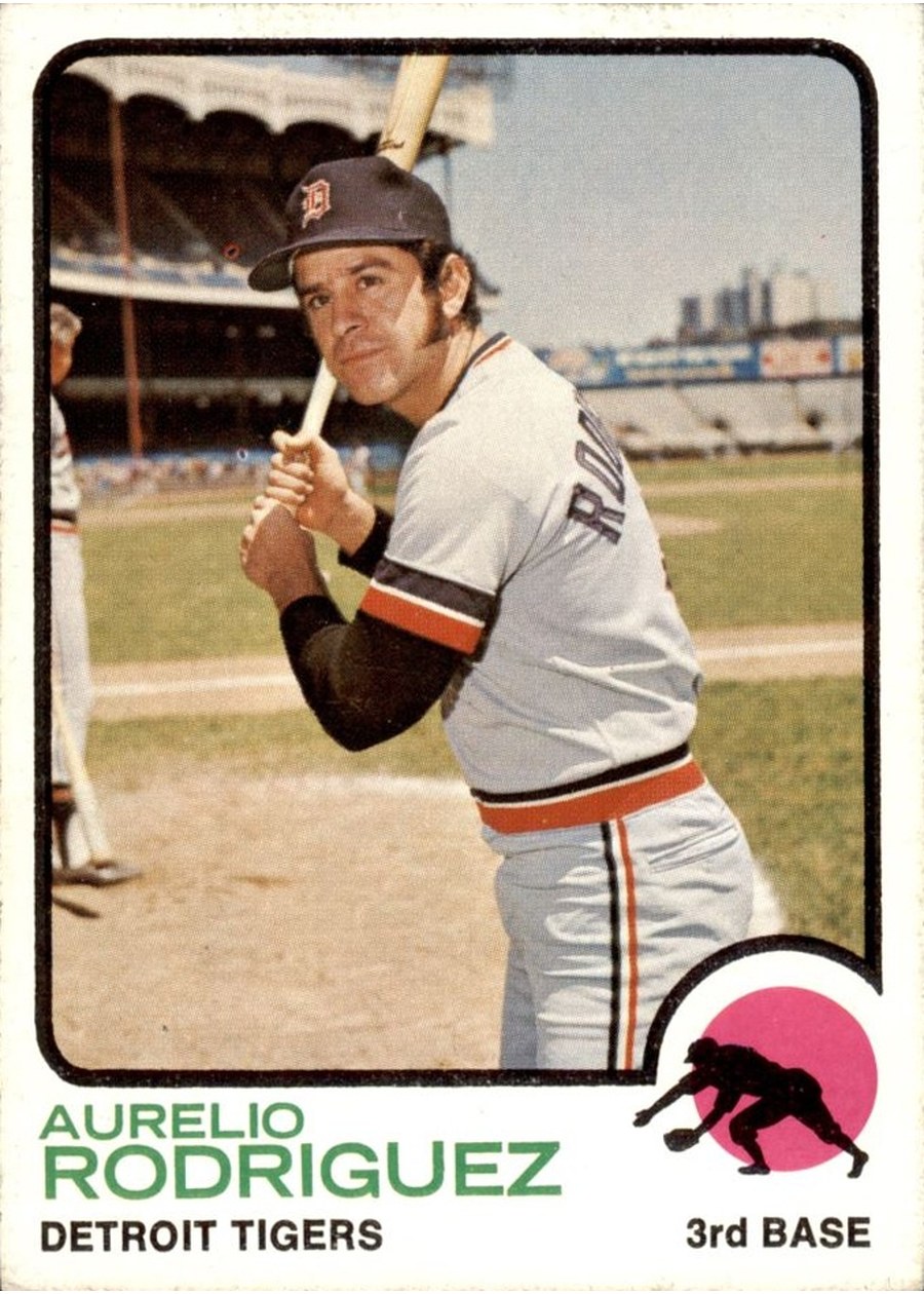 1973 Topps #218 Aurelio Rodriguez, Detroit Tigers