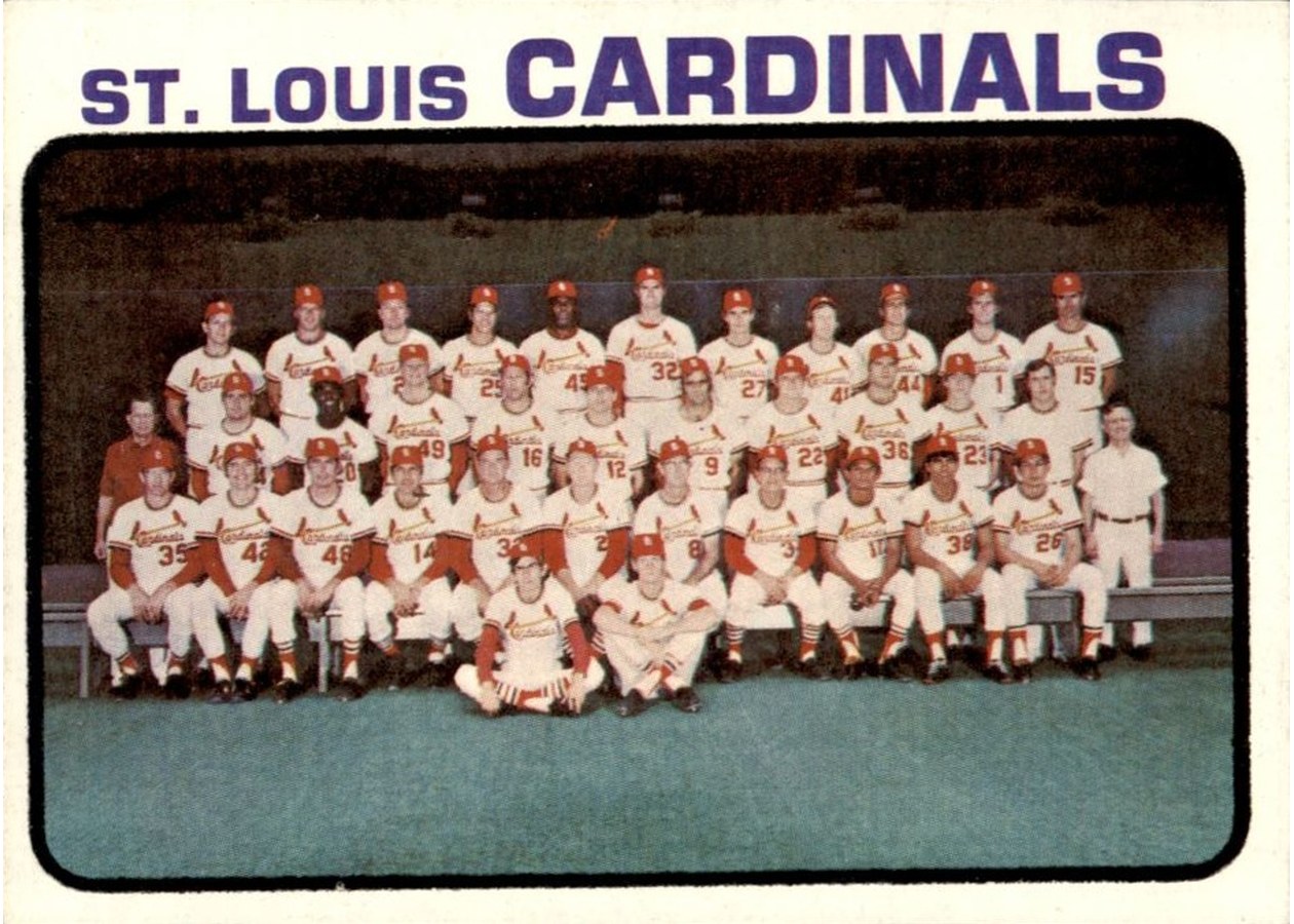 1973 Topps #219 St. Louis Cardinals