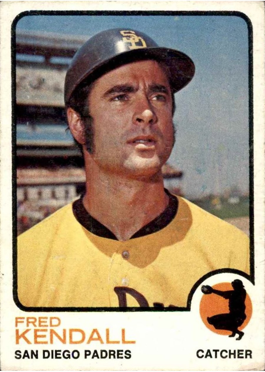 1973 Topps #221 Fred Kendall, San Diego Padres
