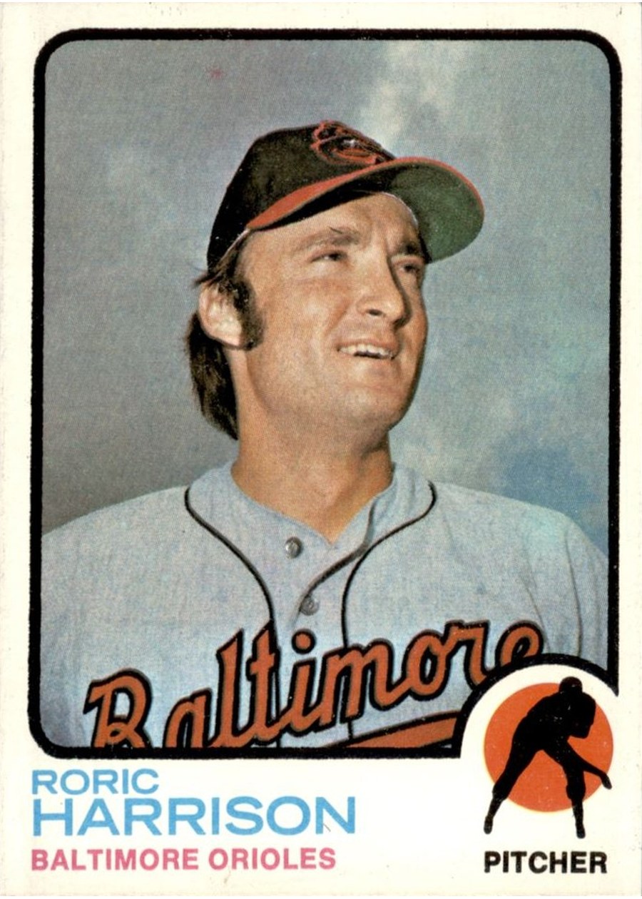 1973 Topps #229 Roric Harrison, Baltimore Orioles